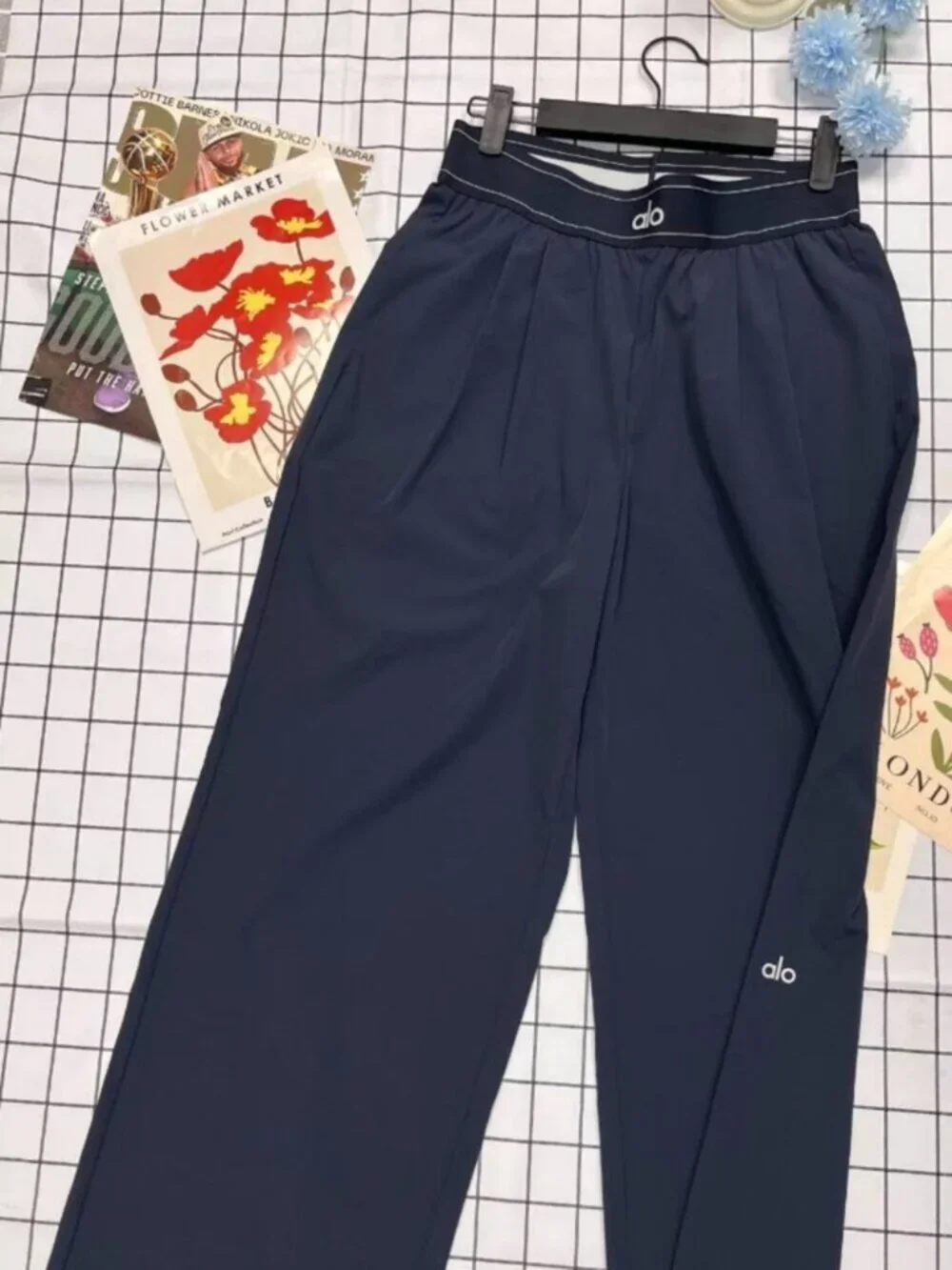 Alo Women’s Black Wide-Leg Athletic Pants